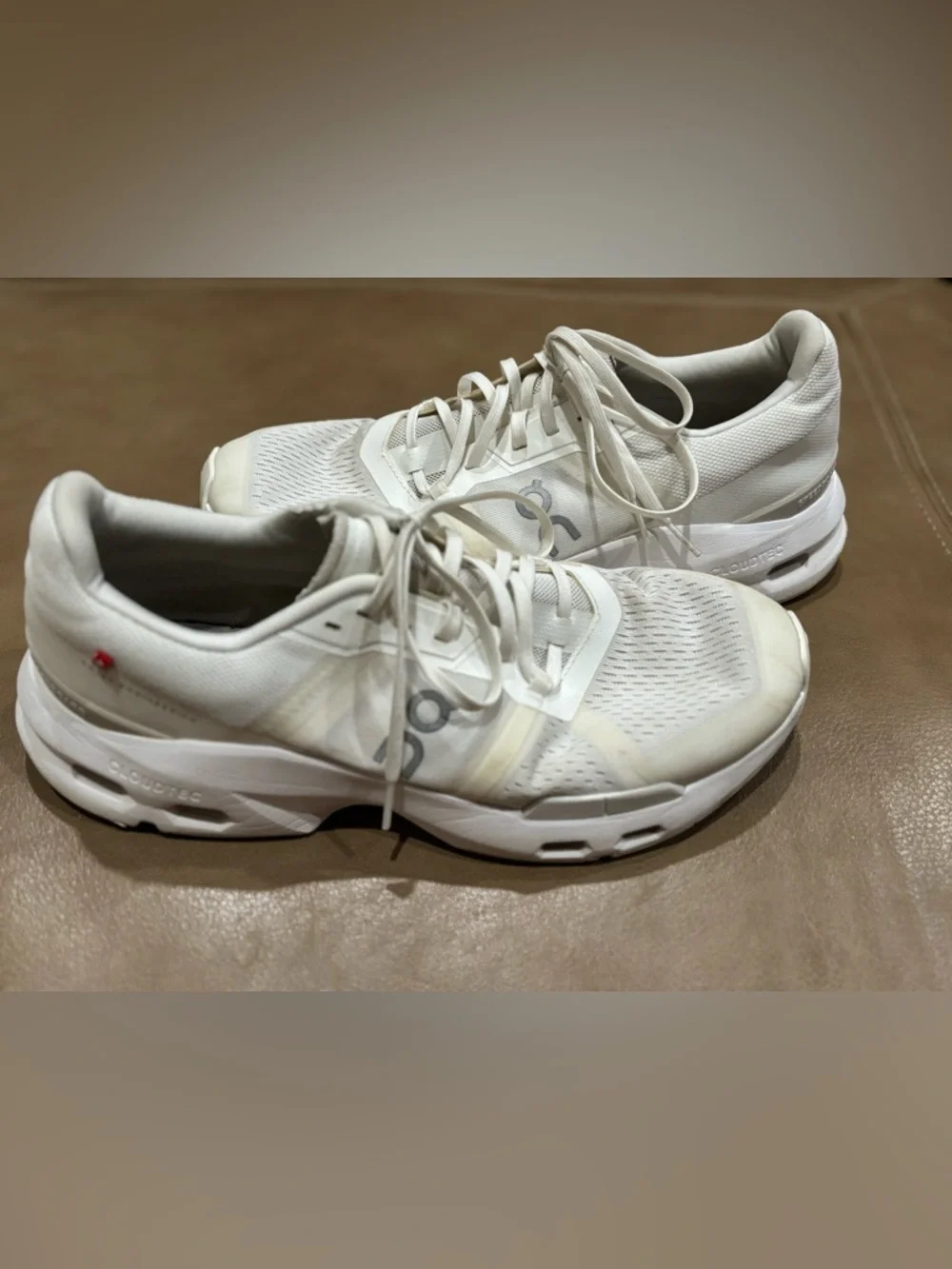 On Running Men's THE ROGER Advantage Pro Running Shoe - White/Cream